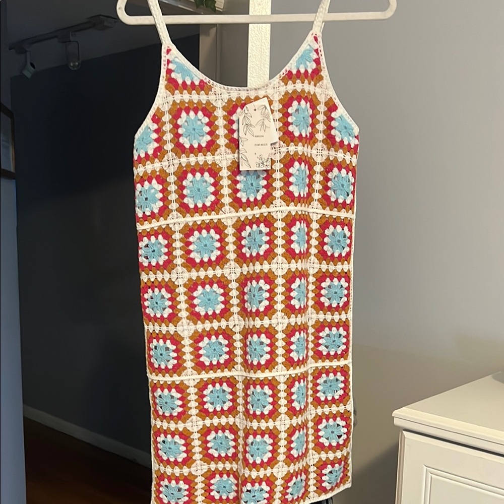 Colorful Crochet Pattern Dress